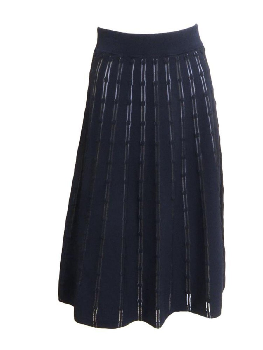 Skirt vendor-unknown | Trucco Knit Overlay Skirt • Sassywearclub